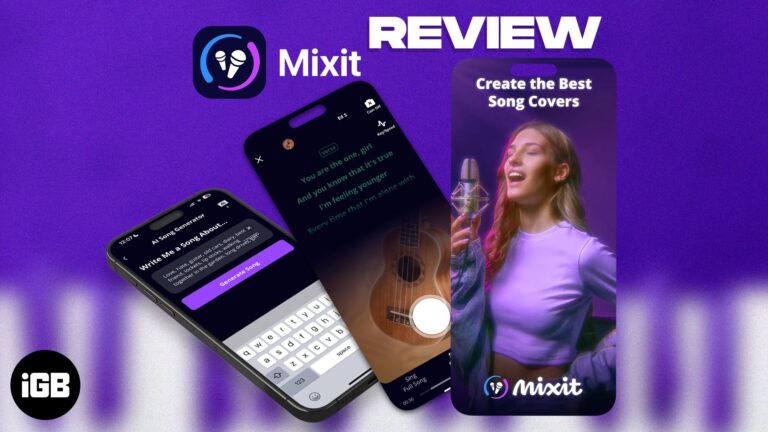 Use Mixit app to create covers of your favorite songs