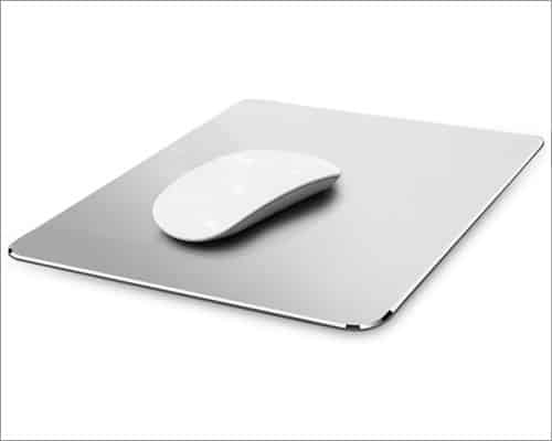 Vaydeer Hard Silver Metal Aluminum Mouse Pad for Magic Mouse