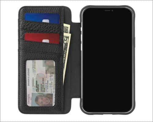 Case-Mate Tough Leather Wallet for iPhone 12 and 12 Pro