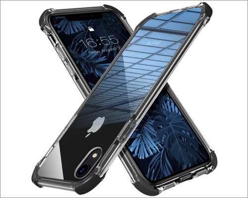 matteprox iphone xr clear bumper case
