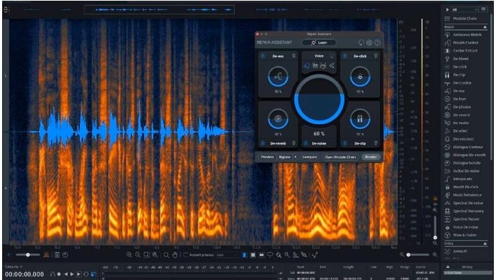 Best audio editing software for Mac in 2024 rx post audio editor screenshot