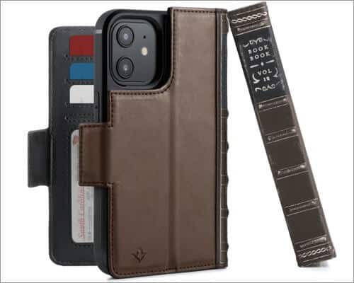 Twelve South BookBook Wallet Case for iPhone 12 and 12 Pro