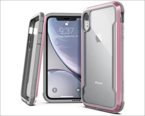 x doria defense shield iphone-xr bumper case