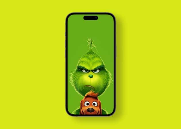 Angry Grinch wallpaper iPhone 4k