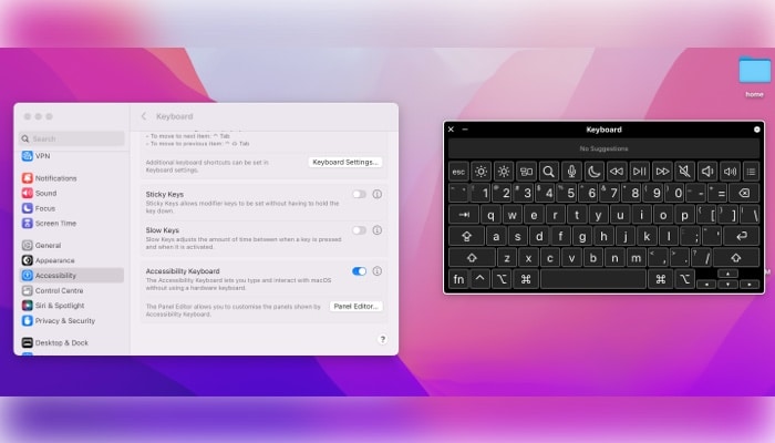 Enable Accessibility Keyboard, Now, click the esc button on the virtual keyboard