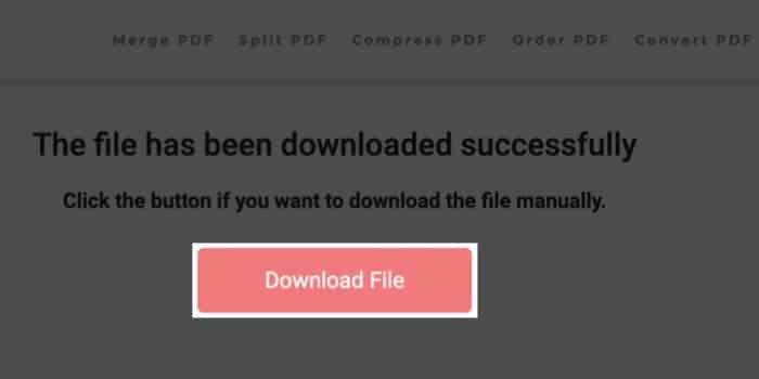 Hit the Download File button