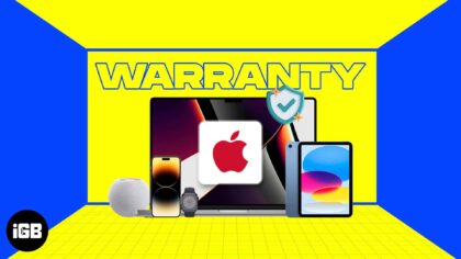 How to check warranty status of apple devices