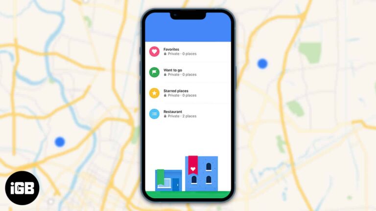 How to create list of places in Google Maps on iPhone