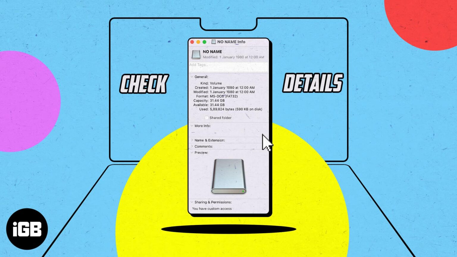 How to determine file system of external drive on Mac iGeeksBlog