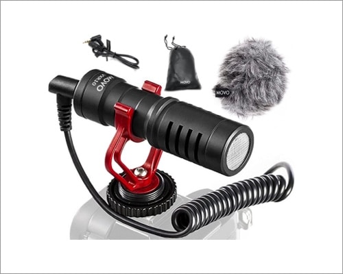 MOVO VXR10 video microphone - Best mic for iPhone videography