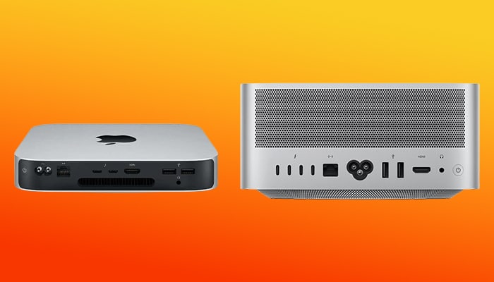 Mac mini 2023 vs Mac Studio External display support connectivity