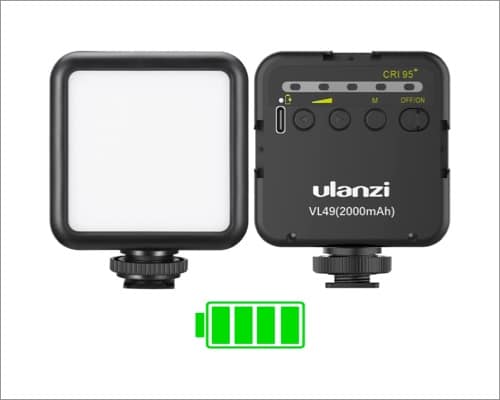 Ulani LED video light - Best external light for iPhone