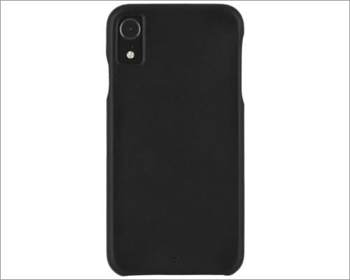 case-mate barely there leather case for iphone xr