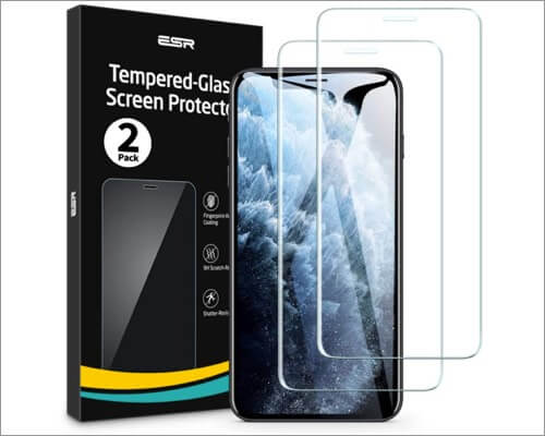 esr premium glass screen protector for iphone 11 pro max