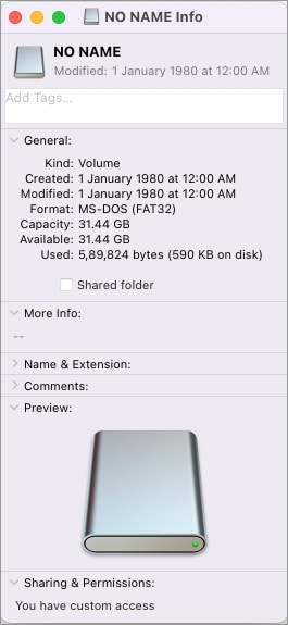 file system next to Format