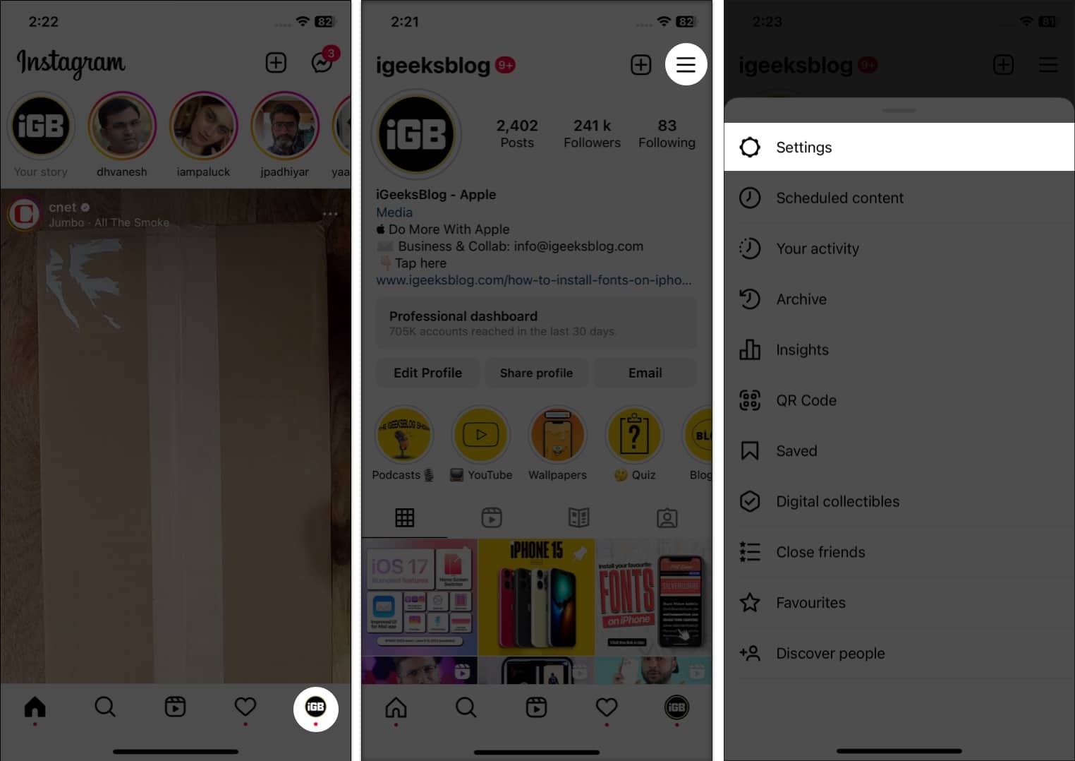 matikan ulasan pada Cerita Instagram