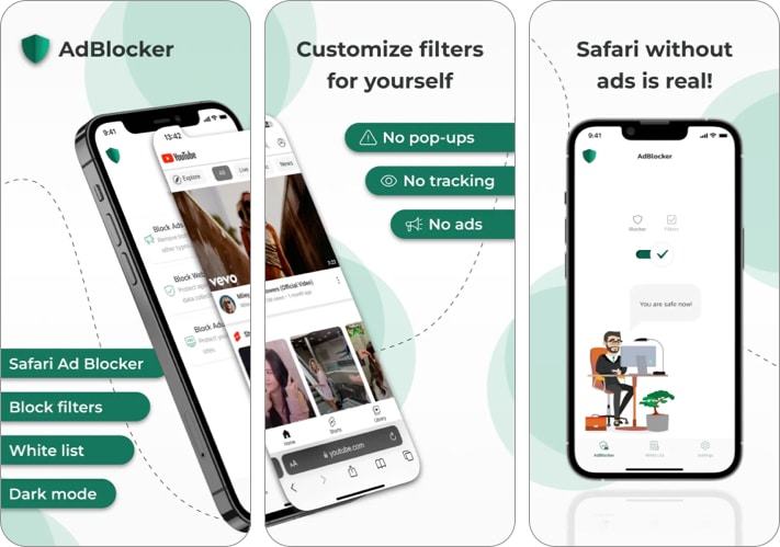 Ad Blocker Safari Adblock iPhone App Screenshot