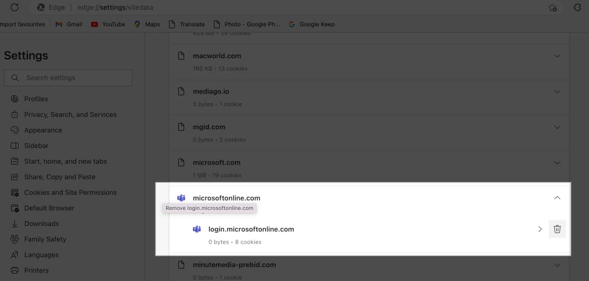 Kosongkan cache Microsoft Teams pada Edge