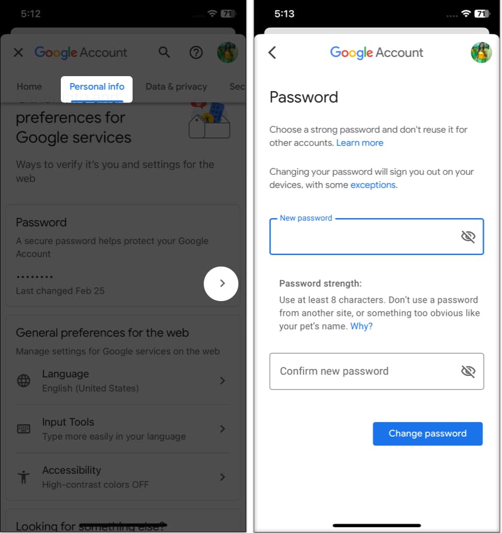 How to change Gmail and Outlook password on iPhone and iPad - 58