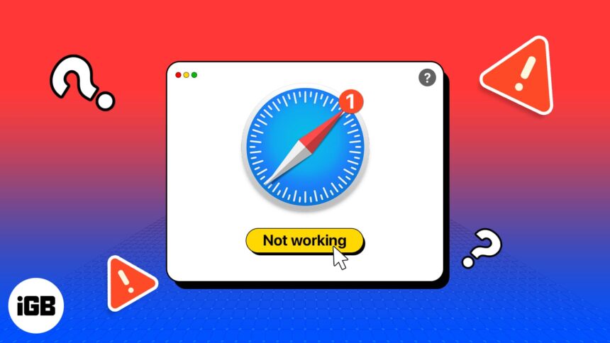 How to fix Safari not working on Mac after update