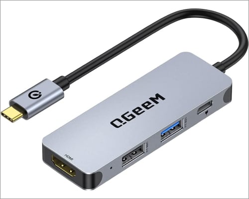 QGeeM 4-in-1 USB C Adapte for iPad Pro