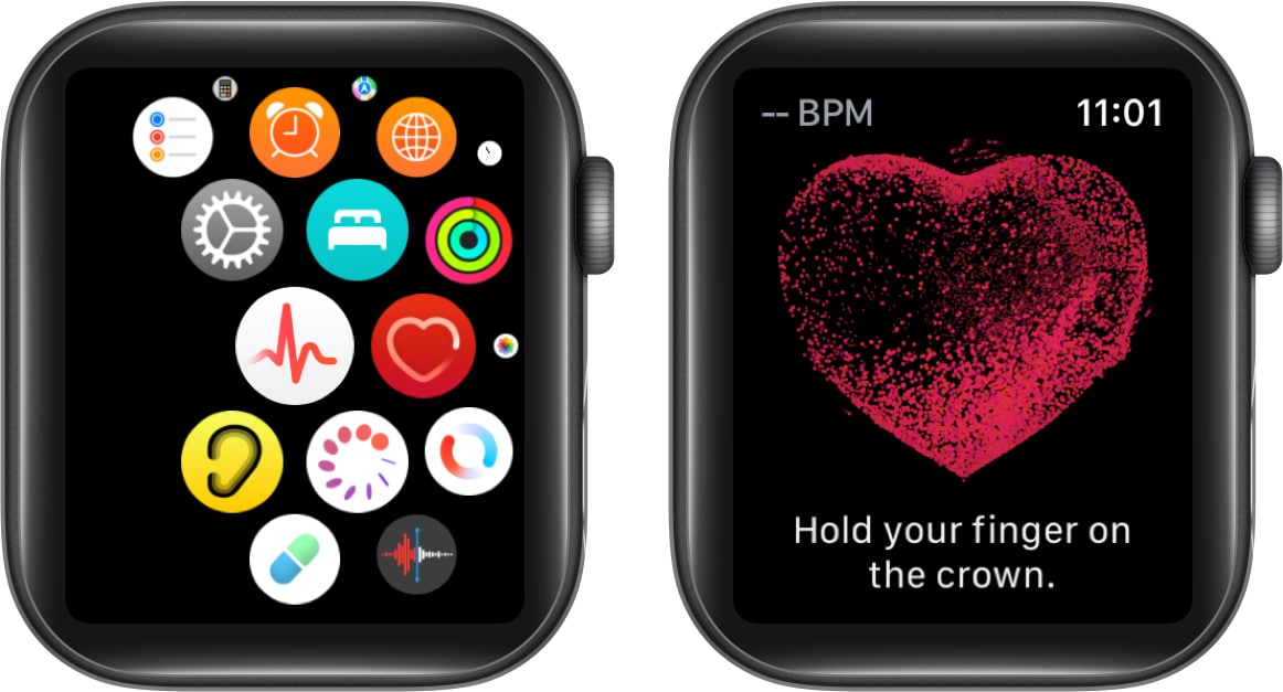 Take ECG on Apple Watch