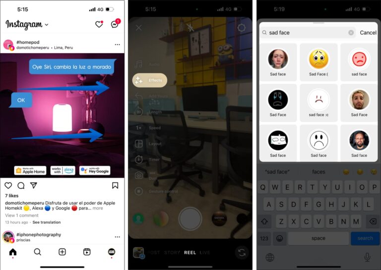 How to use sad face filter on Instagram from iPhone or Android iGeeksBlog