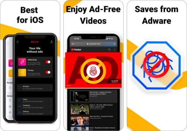 adlock ad blocker app screenshot