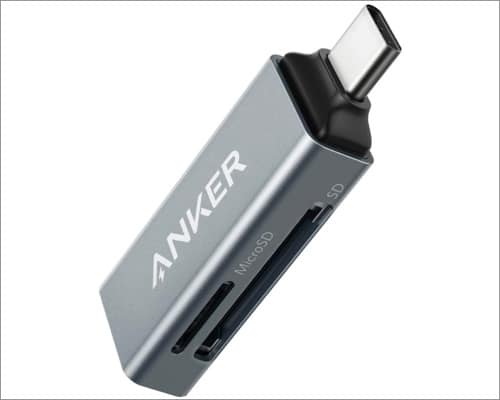Anker SD Card Reader, 2-in-1 USB C Memory Card Reader for SDXC