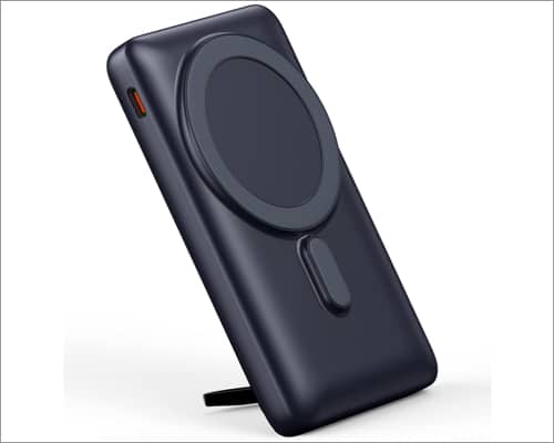 Baseus Magnetic Power Bank, 10,000mAh Foldable Kickstand Wireless Portable Charger