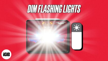 How to automatically dim flashing lights for videos on mac
