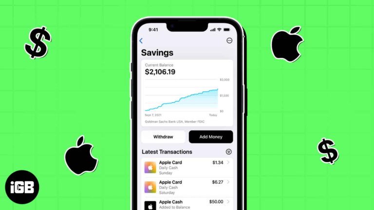 How to set up and use apple savings account on iphone