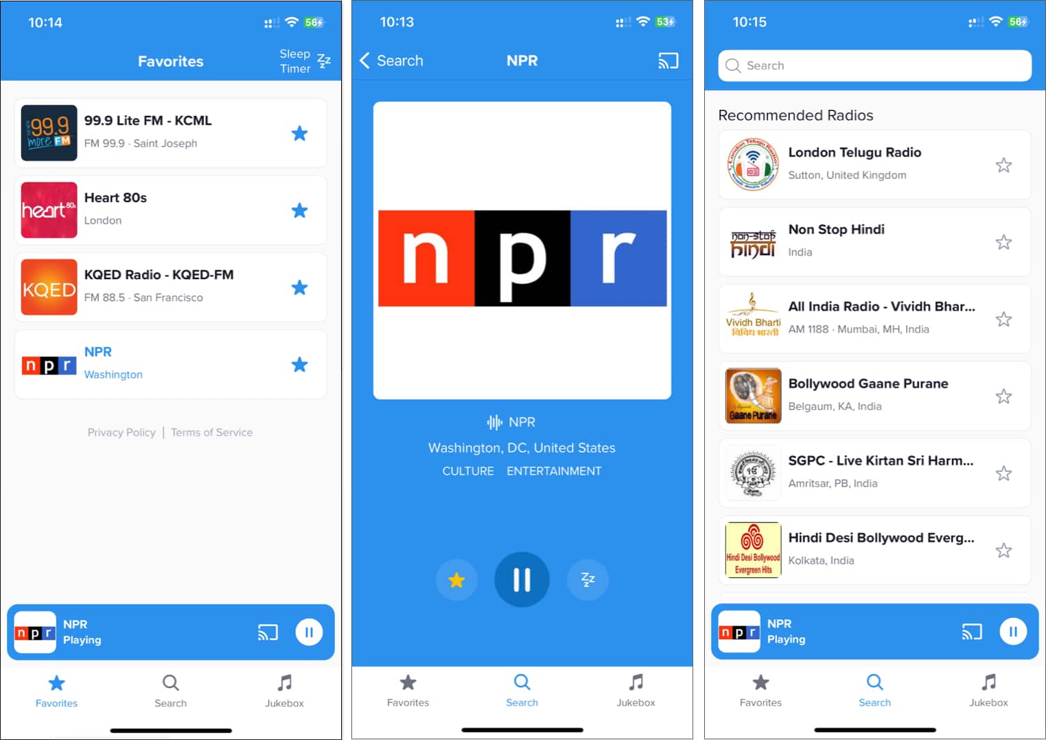 Live Stations Feature in Simple Radio iOS app
