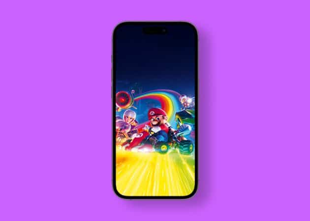 Mario Kart deluxe HD wallpaper for iPhone