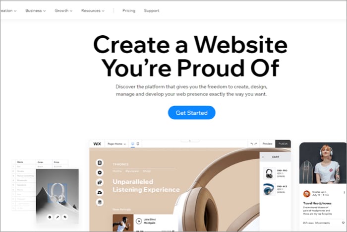 Wix customizable web development tool Wix customizable web development tool