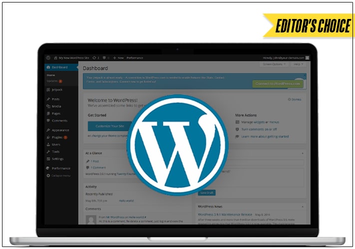 Wordpress web design software