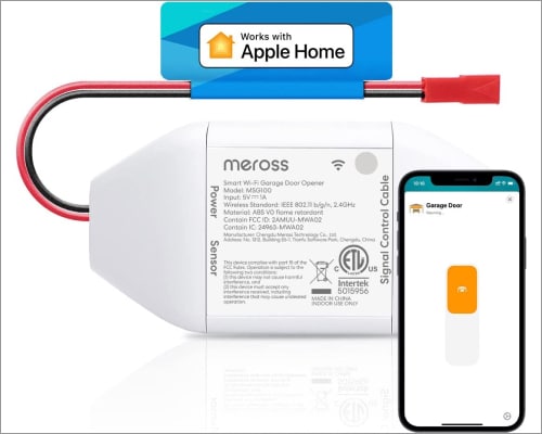 Best HomeKit garage door openers in 2024 meross MSG100 Smart Garage Door Opener Remote