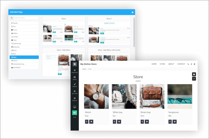 Site123 ecommerce website design tool site123 eCommerce website design tool