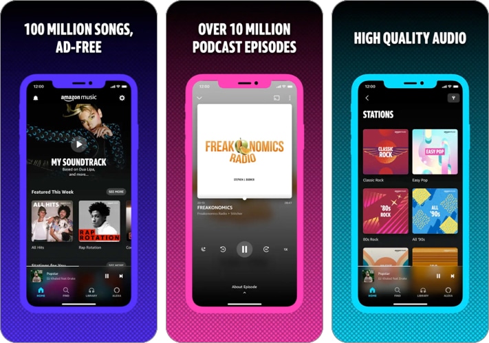 Amazon Music iPhone App Screenshot