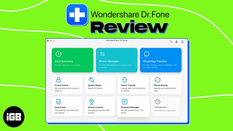 Fix common iPhone problems using Wondershare Dr.Fone