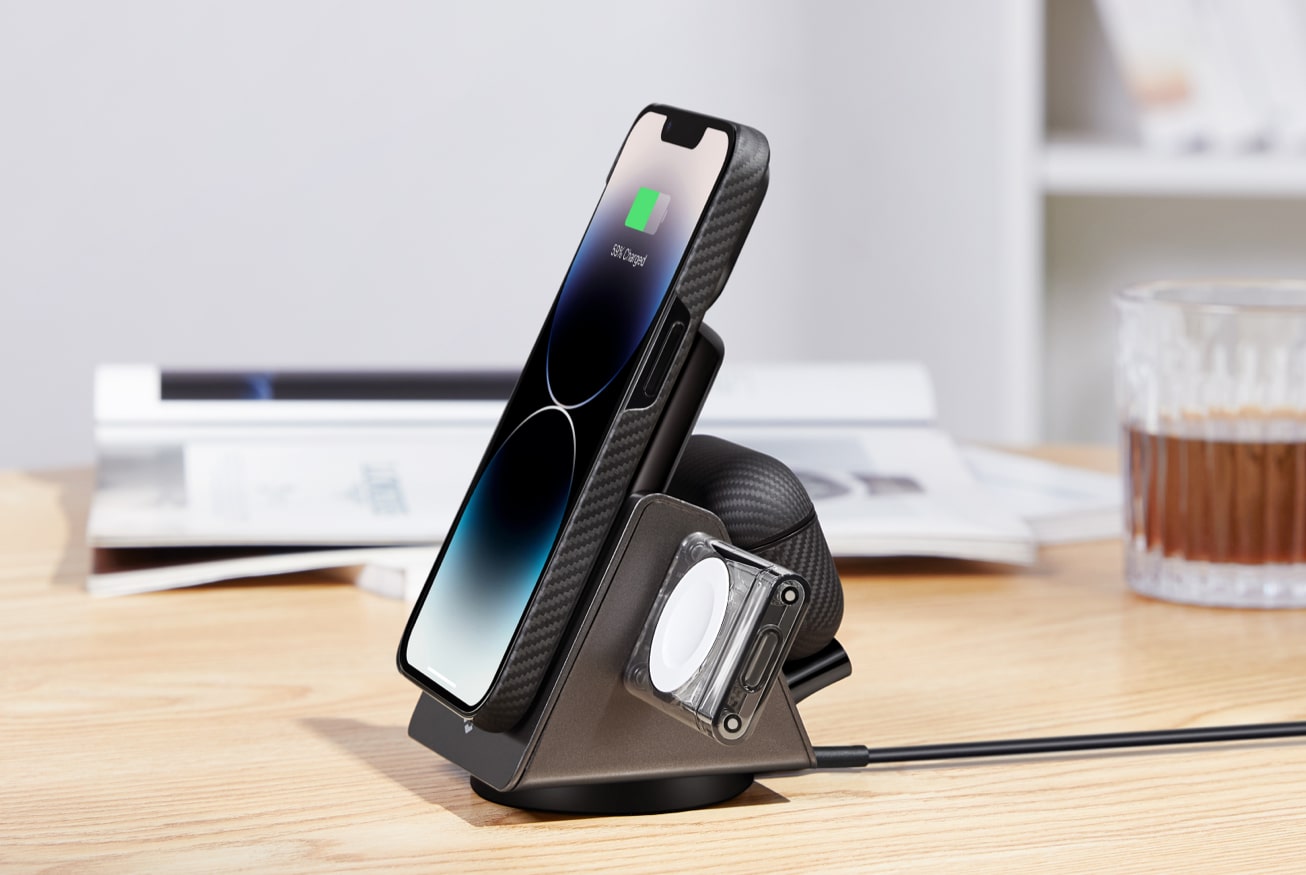 PITAKA MagEZ Slider 2 Ultimate 3 in 1 charger for Apple device Magez slider 2 Modular design