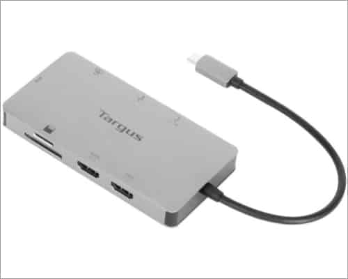 Targus USB C Dual HDMI 4K Docking Station With 100W PD Pass Thru