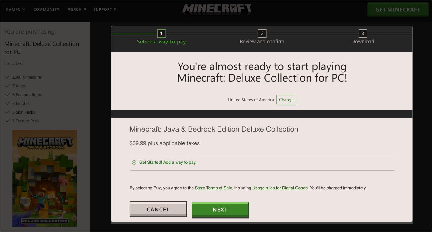 Minecraft Deluxe Collection