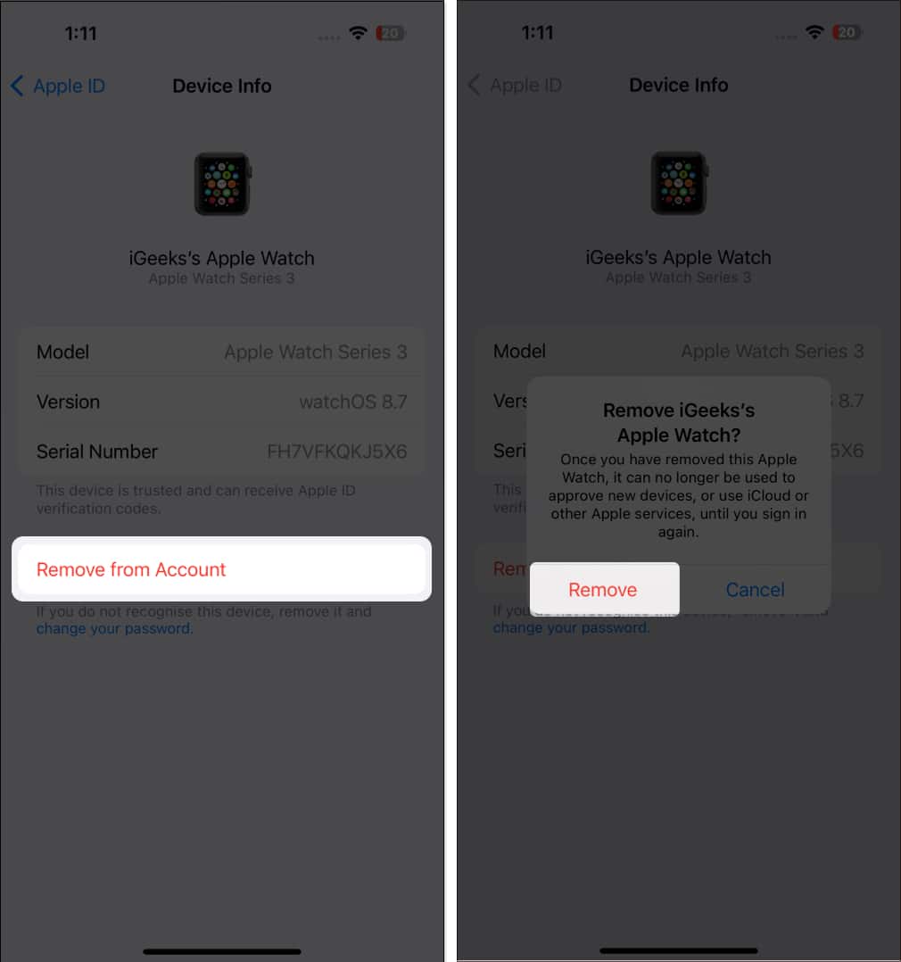 How to view and remove devices from Apple ID  4 Ways explained  iGeeksBlog - 83