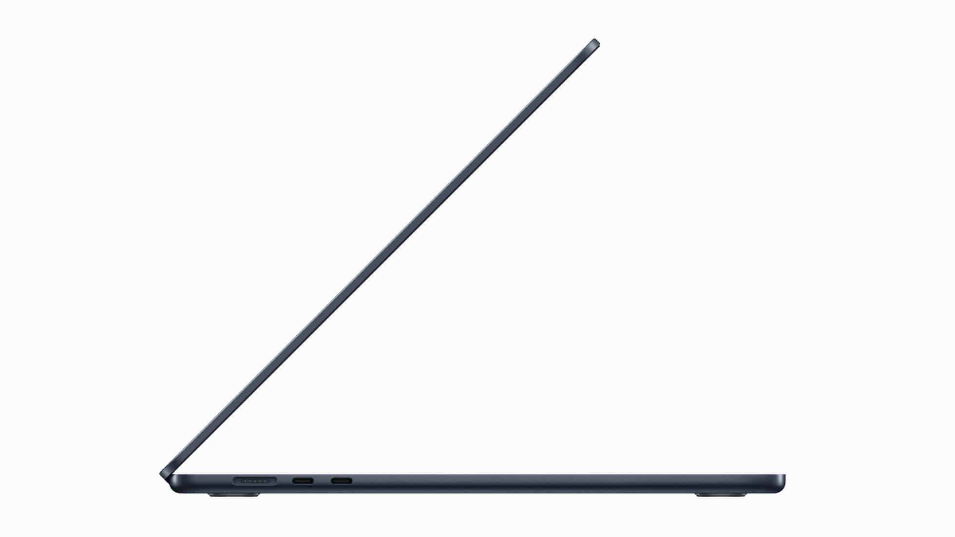 Design of 15-inch MacBook Air