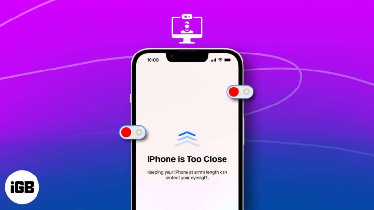 How to turn off screen distance in iphone