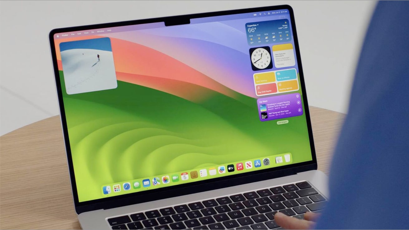 Interactive widgets in macOS sonoma