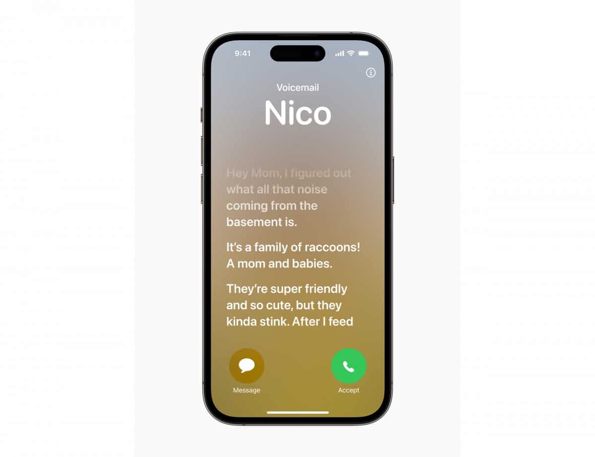 Best iOS 17 features and supported devices Live Voicemail