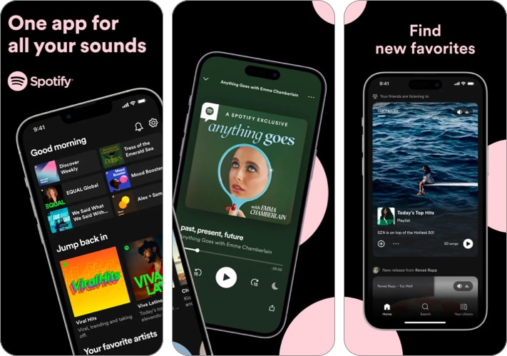 Spotify most downloaded iPhone app