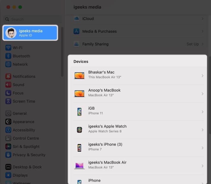 How to view and remove devices from Apple ID  4 Ways explained  iGeeksBlog - 24